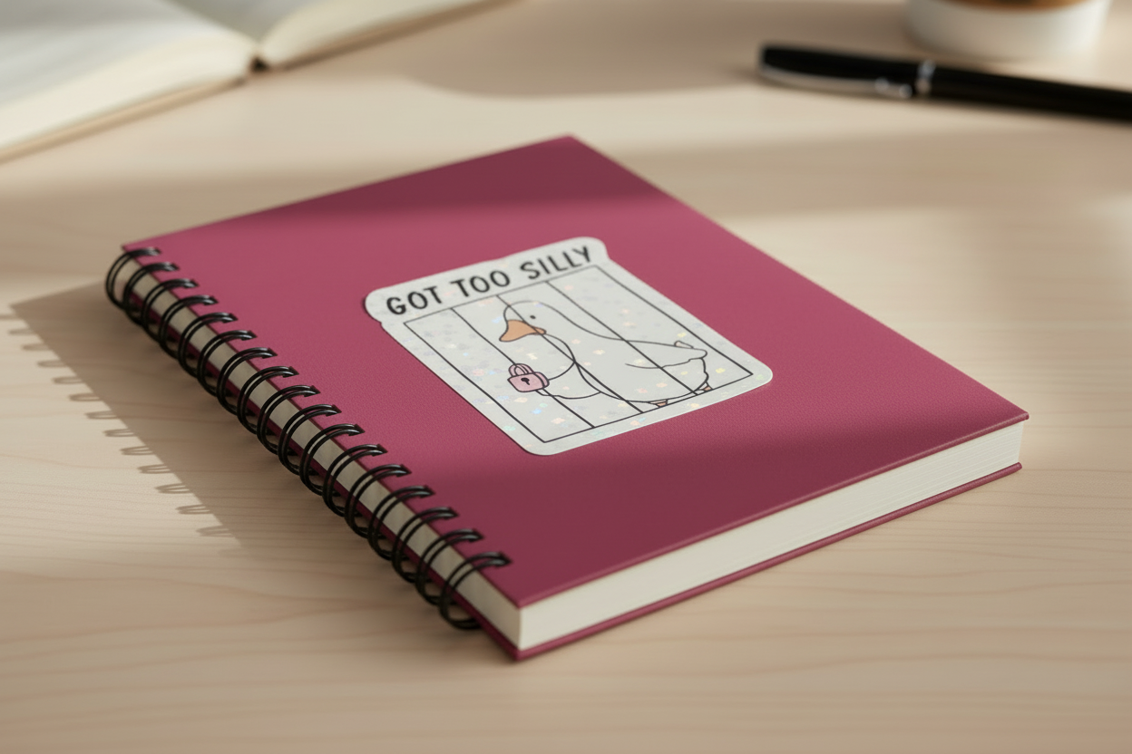 Silly Goose Holographic Sticker 3-Pack