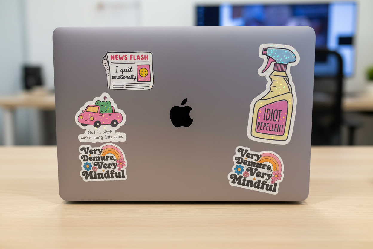 Unhinged Energy Sticker Pack | Sarcastic Vinyl Decal Set